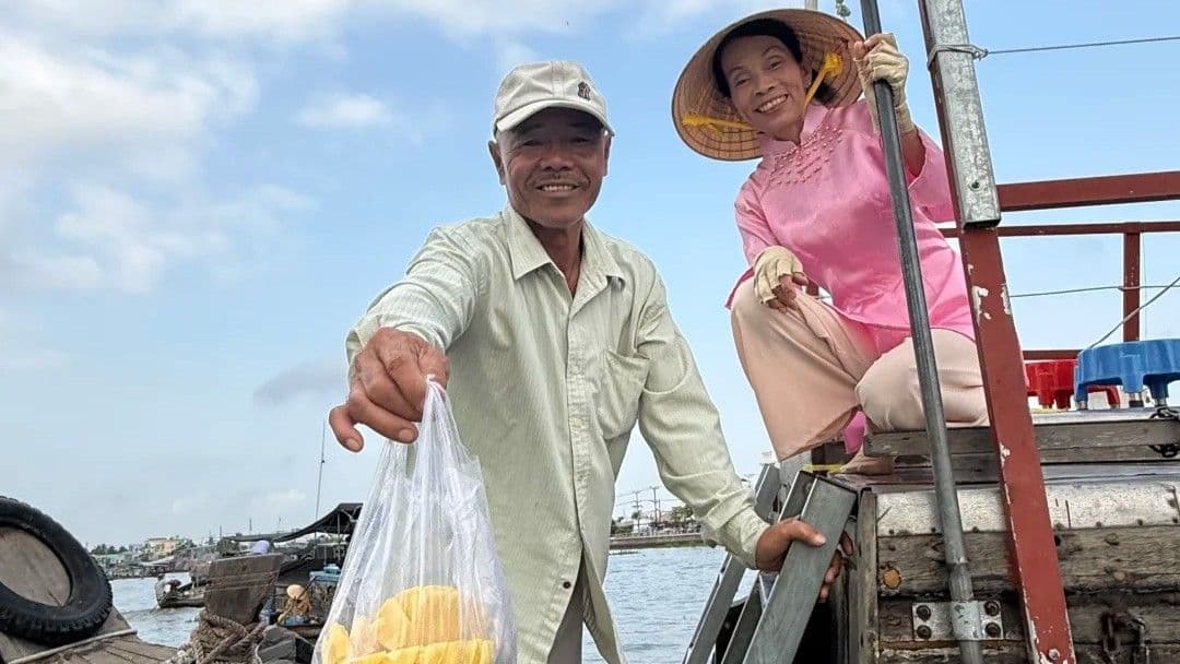 水上市场夫妻